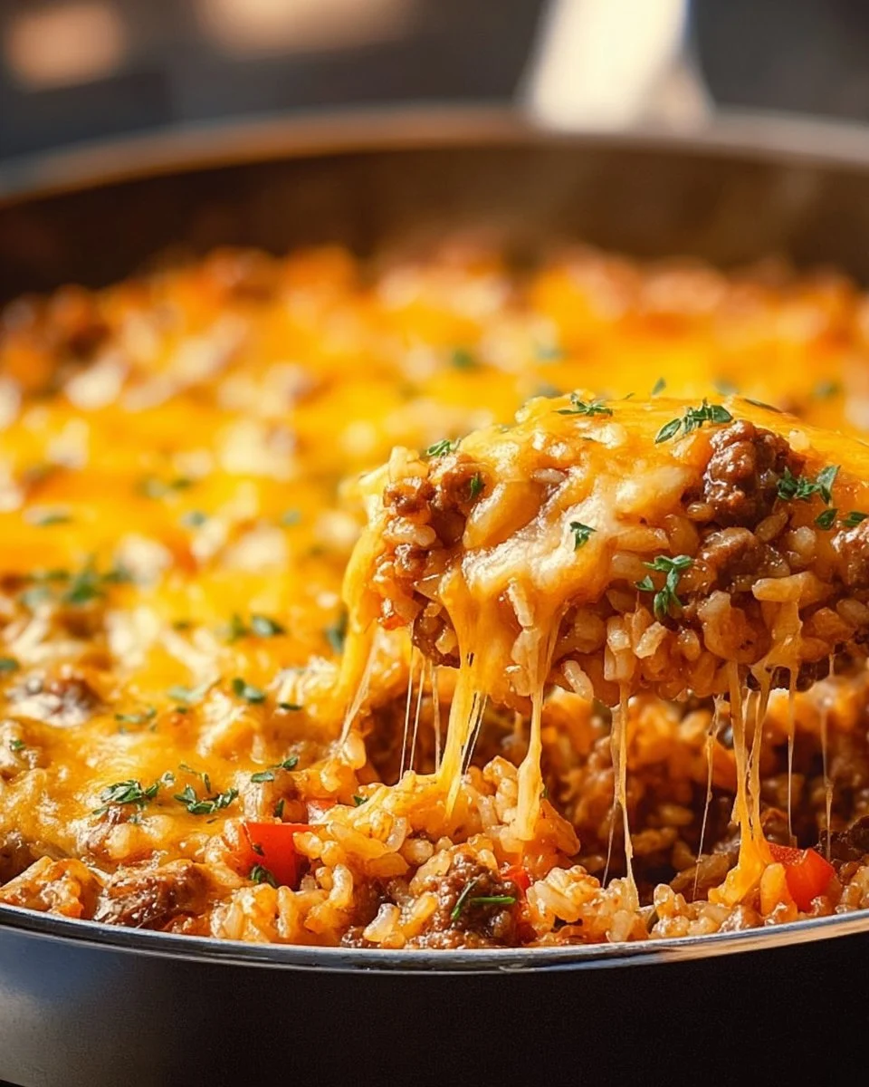 Cheesy Taco Rice Recipe