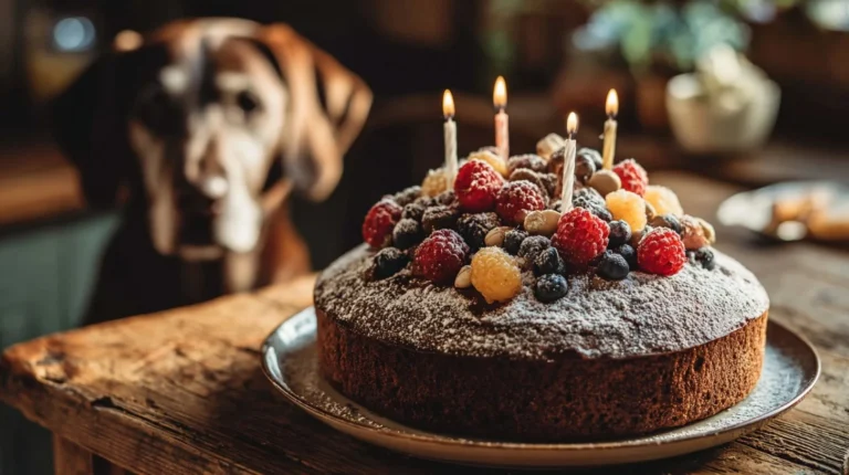 Homemade Dog Birthday Cake