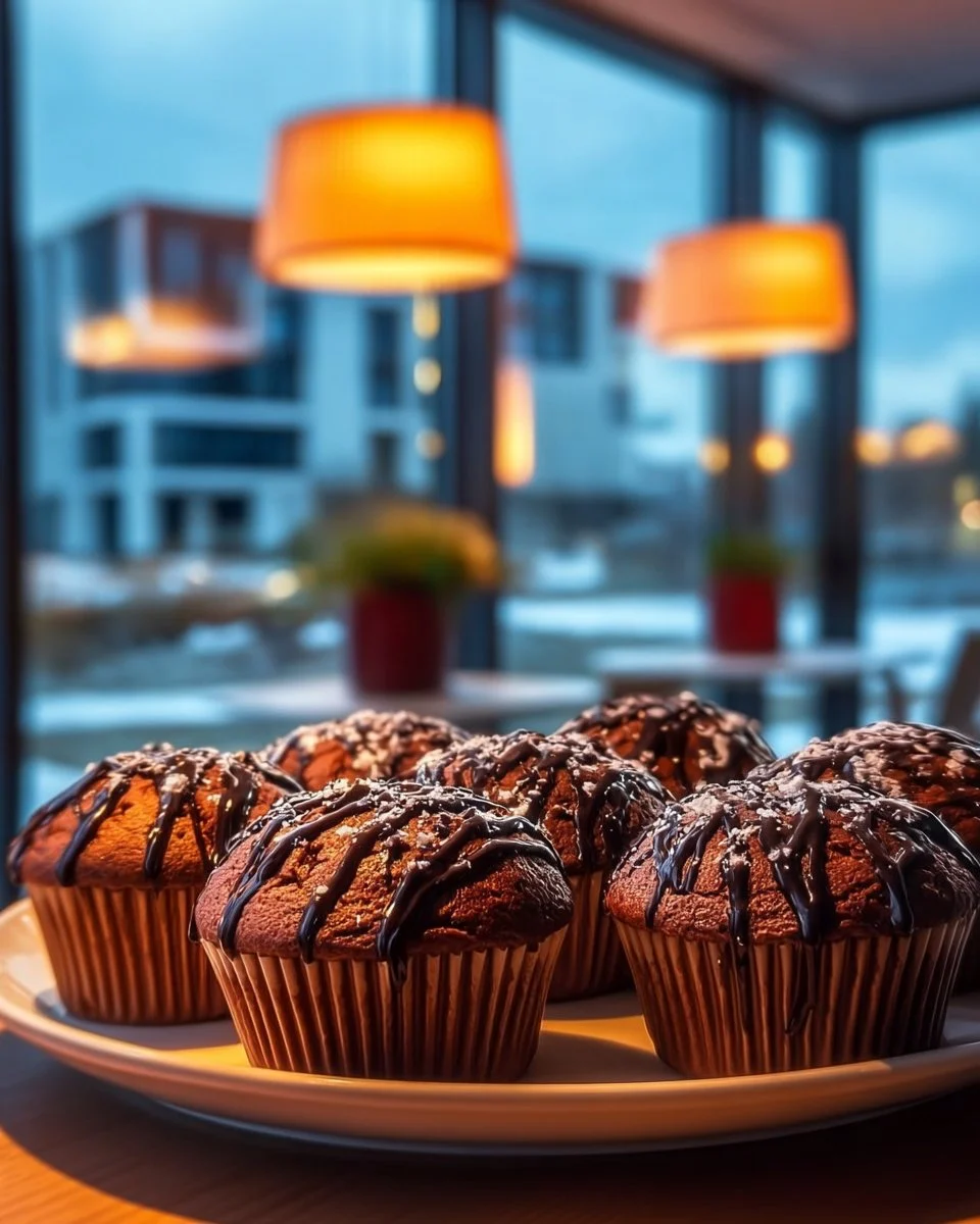 Olympic Village Chocolate Muffins