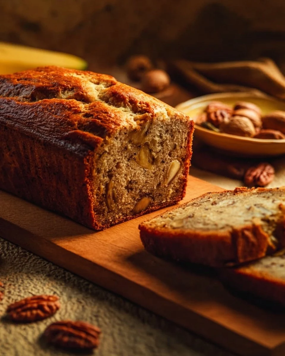 Perfect Homemade Banana Nut Bread