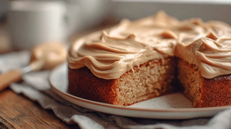 Banana Cake With Peanut Butter Frosting