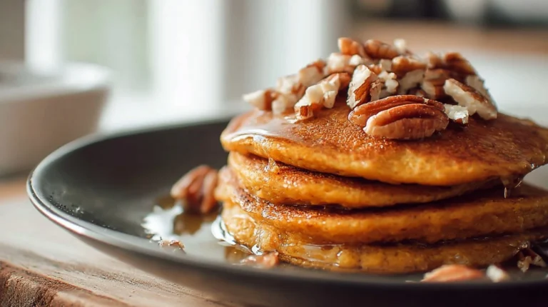 Butternut Squash Pecan Pancakes