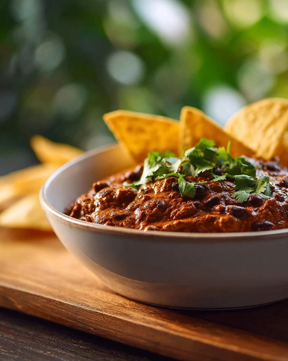 Chili Cheese Black Bean Dip