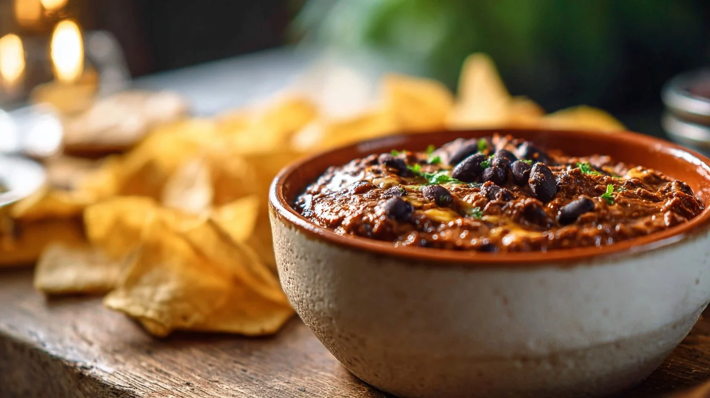 Chili Cheese Black Bean Dip
