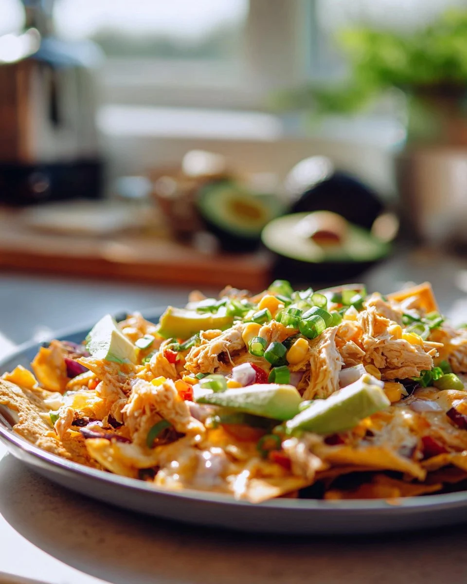 Crab and Avocado Nachos