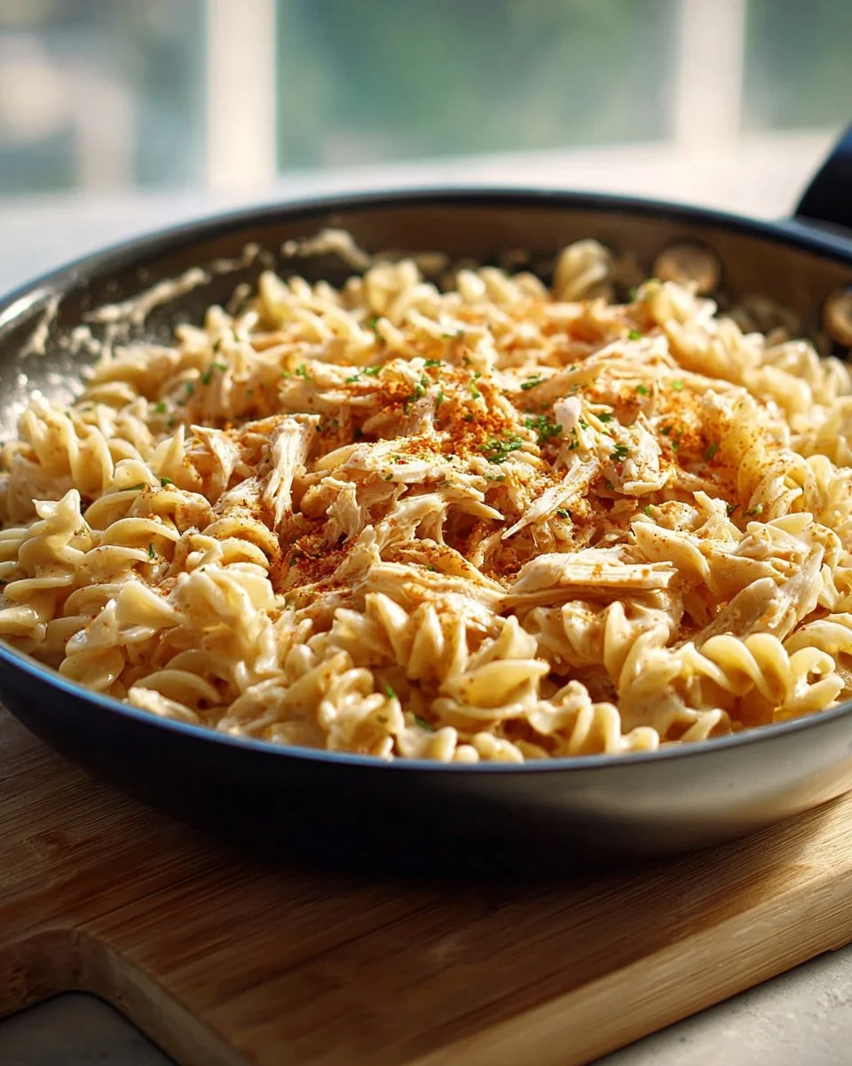 Easy Cheesy Chicken Noodles