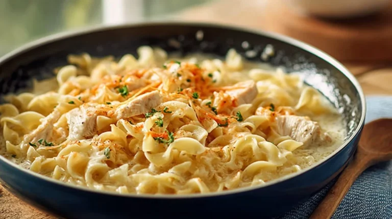 Easy Cheesy Chicken Noodles