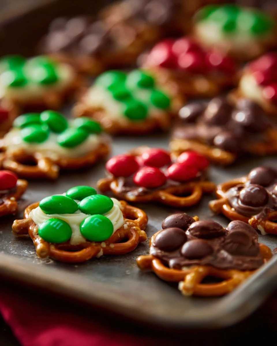 Holiday Pretzel Bites