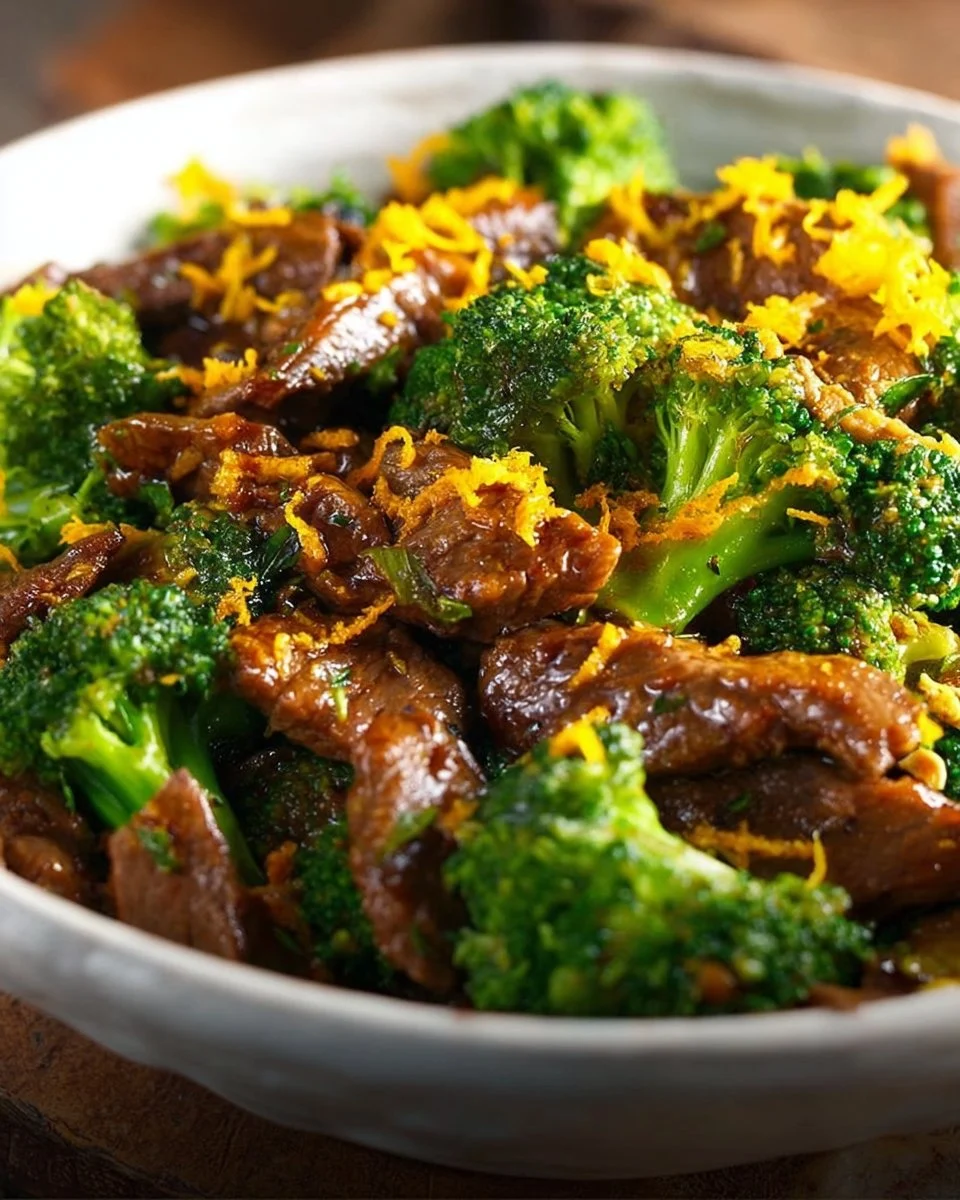Light Orange Beef and Broccoli
