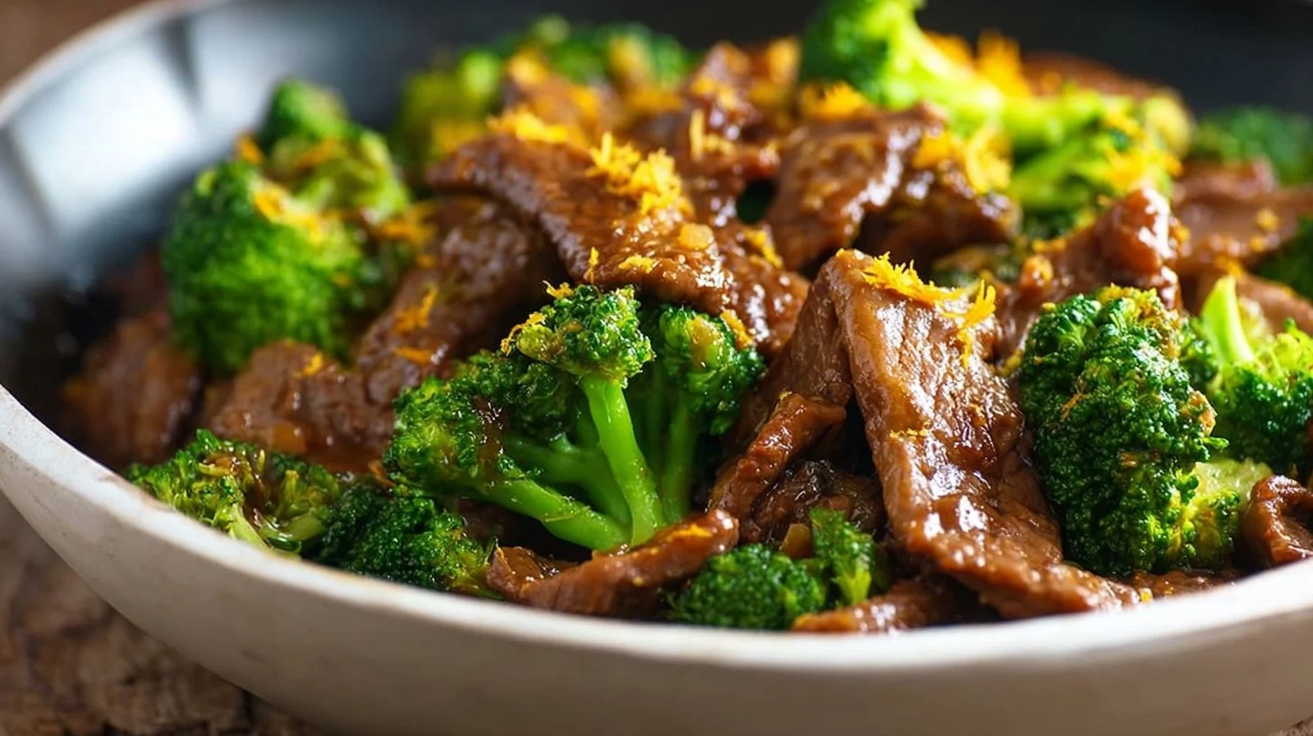 Light Orange Beef and Broccoli