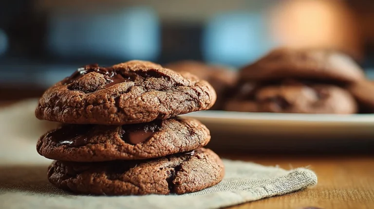Malted Double Chocolate Chip Cookies