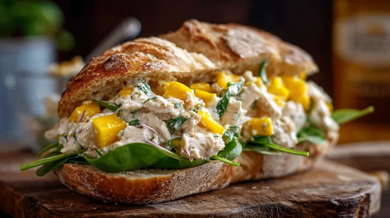 Mango Chicken Salad Sandwich