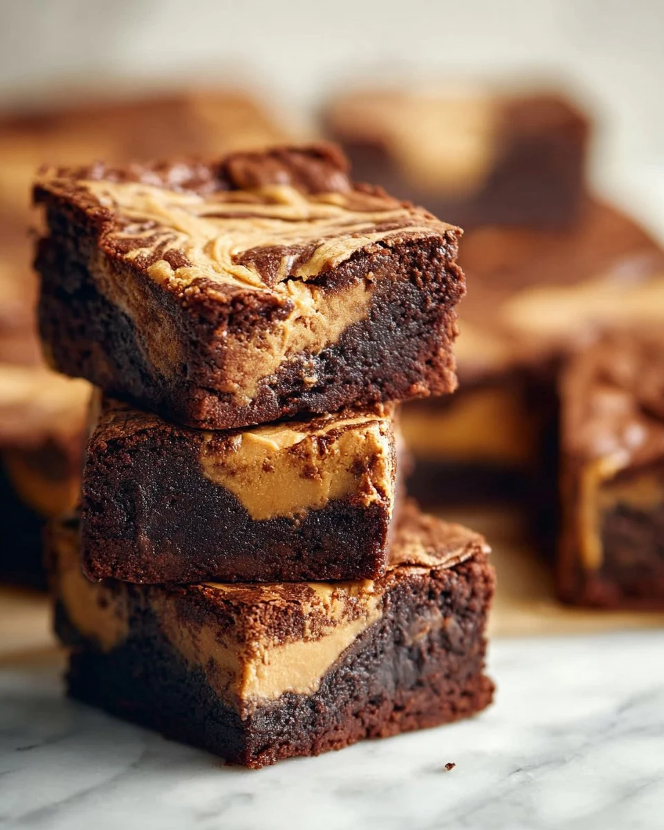 Peanut Butter Cheesecake Brownies