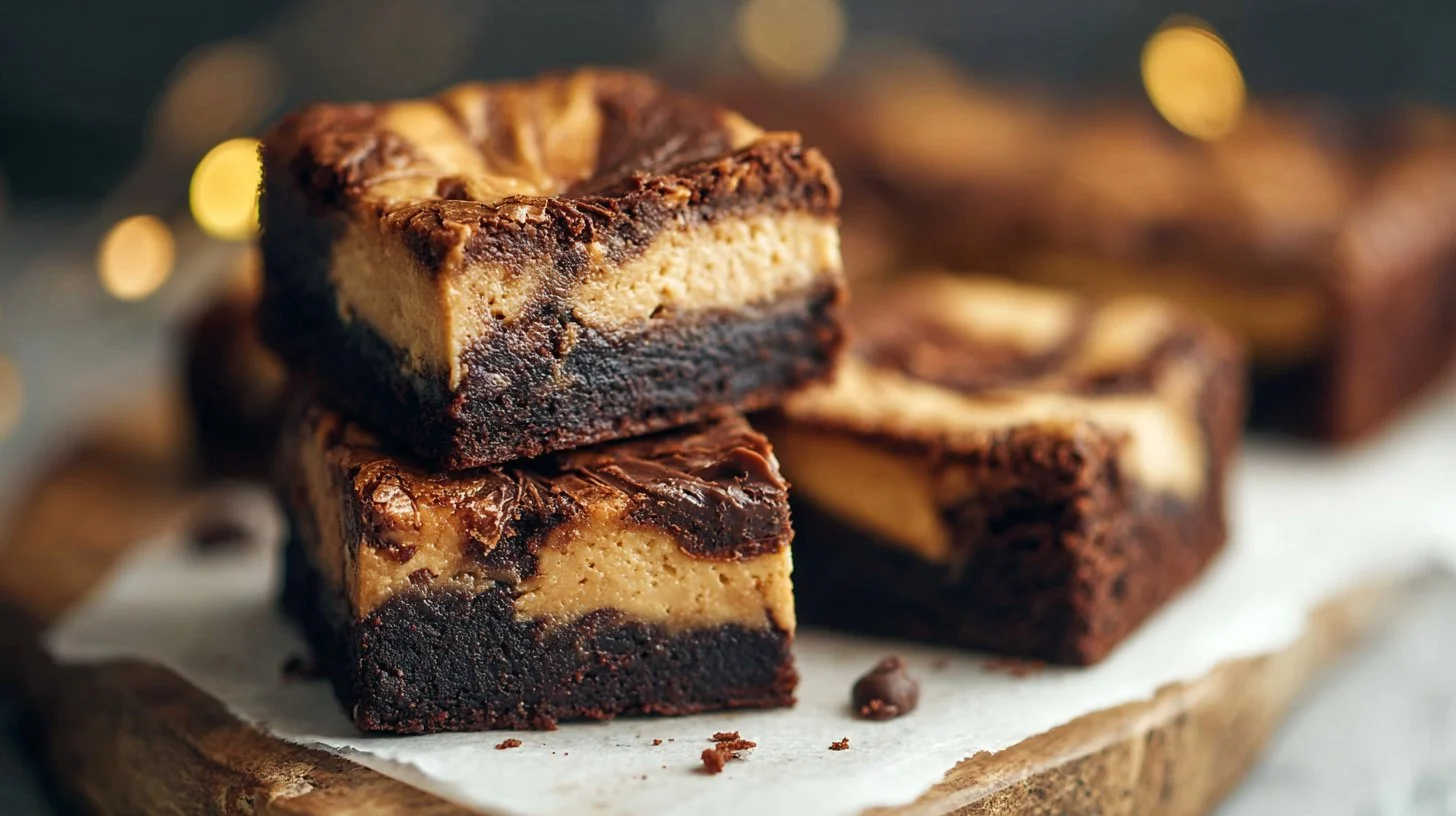 Peanut Butter Cheesecake Brownies