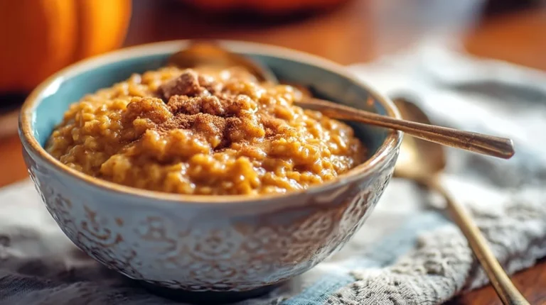 Powered Up Pumpkin Oatmeal