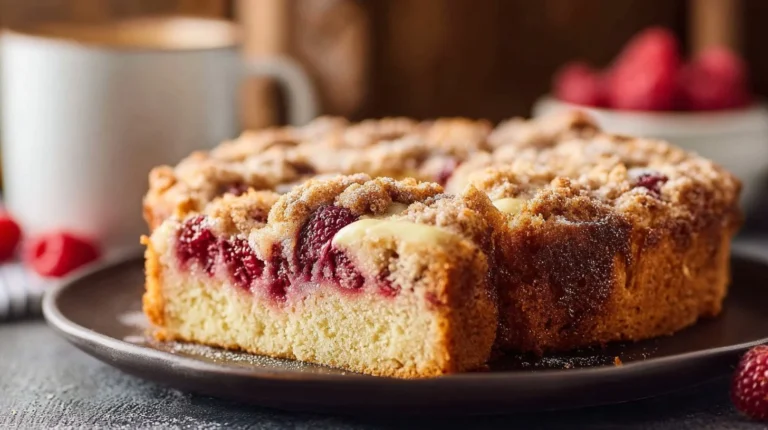 Raspberry Cream Cheese Coffee Cake