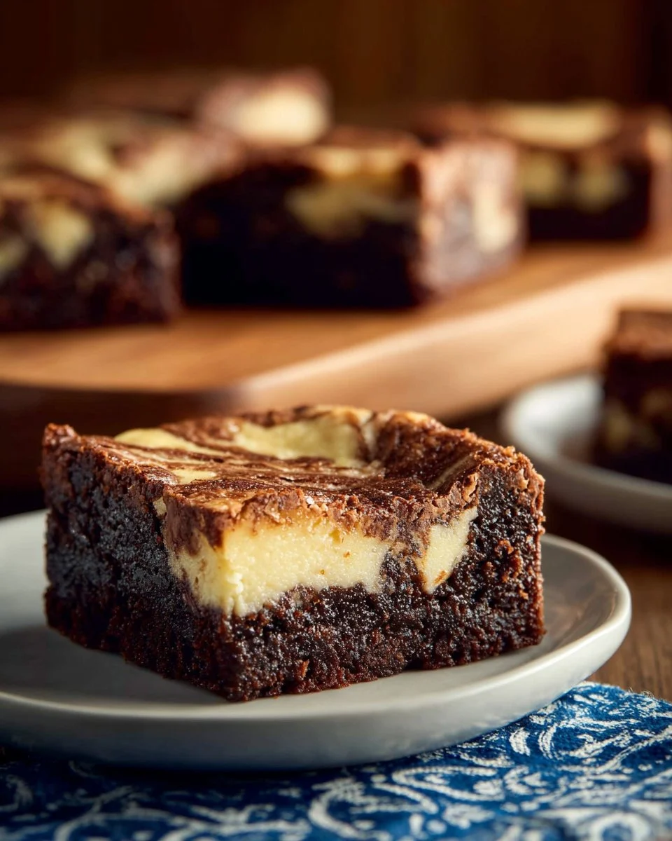 White Chocolate Cheesecake Brownies