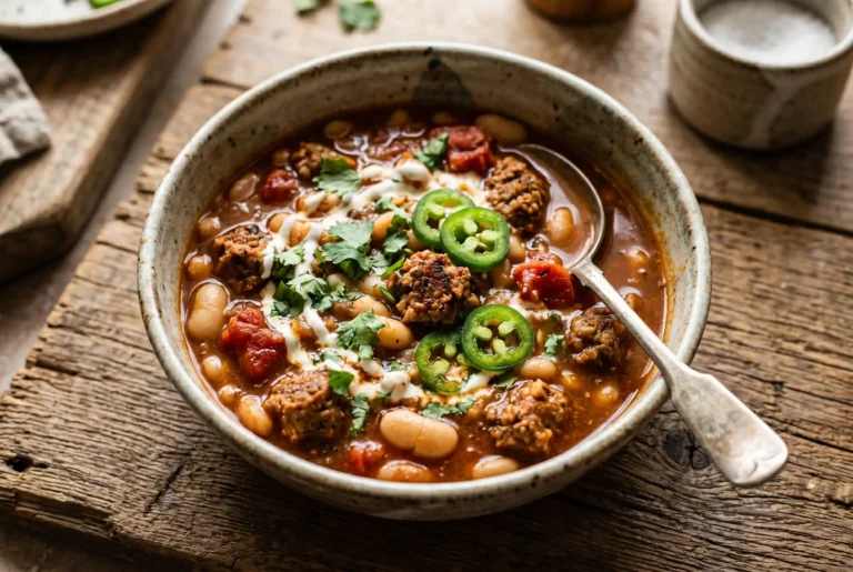 Hearty and Delicious Smoky White Bean Chili with Pork: Simple Weeknight Chili